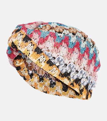 Cappello in crochet con lamé | Missoni