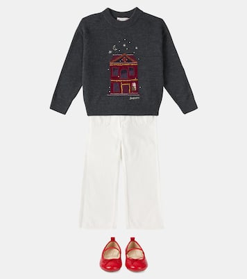 Pantaloni flared Junon in cotone | Bonpoint