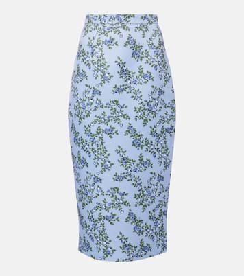 Falda midi Lorelei floral | Emilia Wickstead