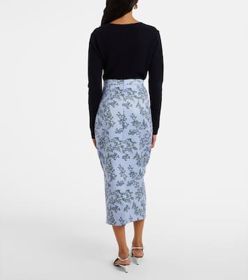Falda midi Lorelei floral | Emilia Wickstead