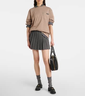 Top aus Baumwoll-Jersey | Miu Miu