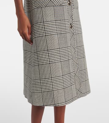 Robe midi en laine vierge | Valentino