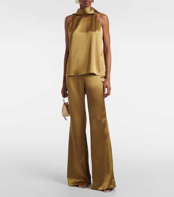 Top Sienna en satin | Galvan