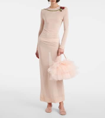 Schultertasche Frilly Tutu Mini aus Canvas | Simone Rocha