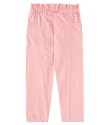 Pantaloni Tiche in chambray di cotone | Bonpoint