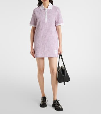 Abito polo in tweed di misto cotone | Thom Browne