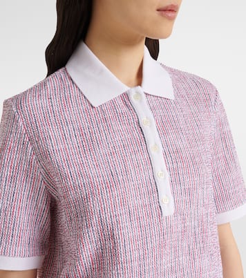 Abito polo in tweed di misto cotone | Thom Browne