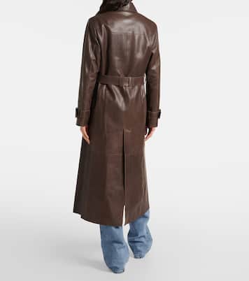 Trench Tate in suede | Nour Hammour