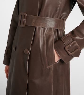 Trench Tate in suede | Nour Hammour