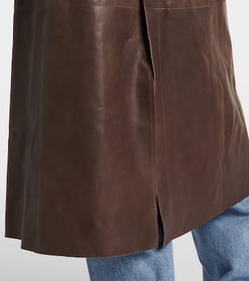 Trench Tate in suede | Nour Hammour