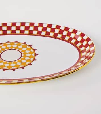 Apollo porcelain oval platter | La DoubleJ