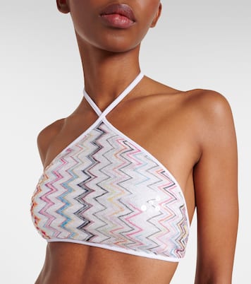 Zigzag halterneck bikini | Missoni