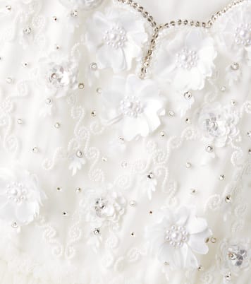 Abito White Lotus in tulle con paillettes | Tutu Du Monde