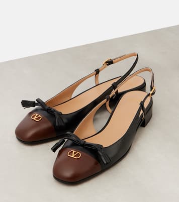 Ballerines slingback Valet Du Roi en cuir | Valentino Garavani