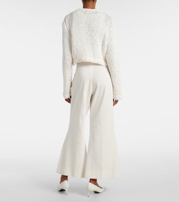 Genevieve open-knit cardigan | Khaite