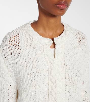 Genevieve open-knit cardigan | Khaite