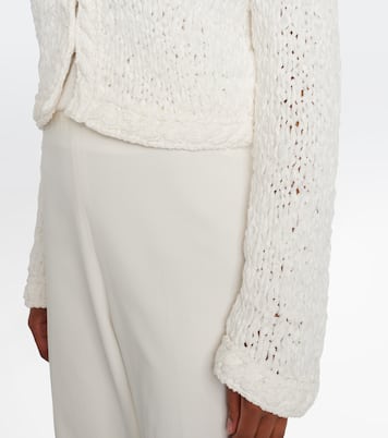 Genevieve open-knit cardigan | Khaite