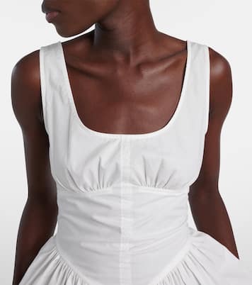 White Label Bader cotton-blend poplin top | Proenza Schouler