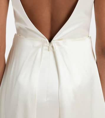 Vestido de novia Emerson de seda y lana | Danielle Frankel