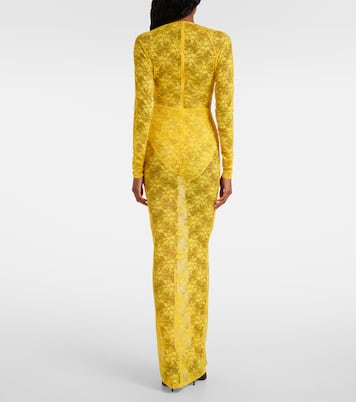 Lace sheer gown | Alex Perry