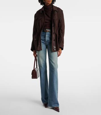 Feldjacke mit Leder | Tom Ford