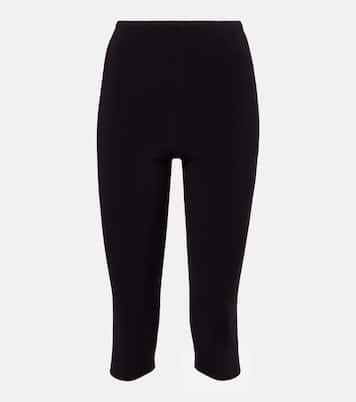 Capri high-rise leggings | Norma Kamali