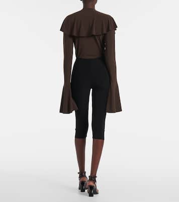 Capri high-rise leggings | Norma Kamali