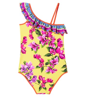 Costume intero Taormina con stampa floreale | Dolce&Gabbana Kids