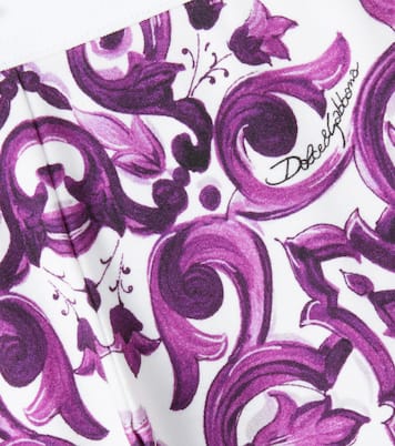 Baby Bedruckte Leggings Majolica | Dolce&Gabbana Kids