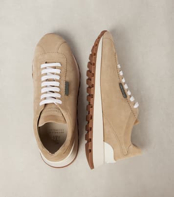 Monili suede sneakers | Brunello Cucinelli