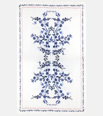 Medium floral linen tablecloth | La DoubleJ