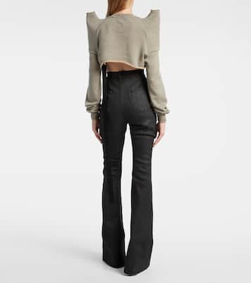 Bolan high-rise bootcut jeans | Rick Owens