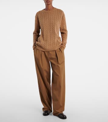 Lido cable-knit wool sweater | The Row
