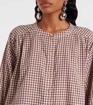 Mira gingham cotton shirt | Posse
