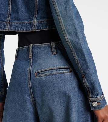 Cropped denim jacket | Alaïa