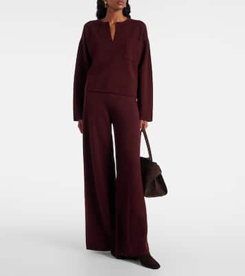 Judy wool and cashmere wide-leg pants | Max Mara