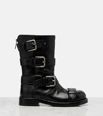 Leather biker boots | Dolce&Gabbana