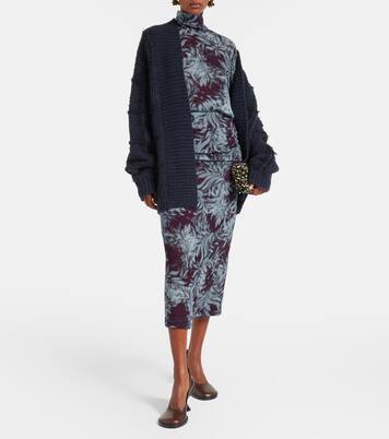 Printed chiffon midi skirt | Dries Van Noten
