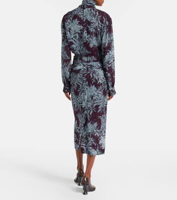 Printed chiffon midi skirt | Dries Van Noten