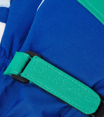 Colorblocked fleece-lined ski mittens | Roarsome
