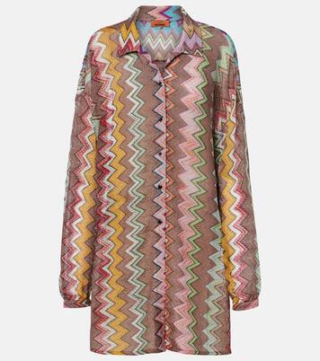 Zig Zag lamé shirt | Missoni