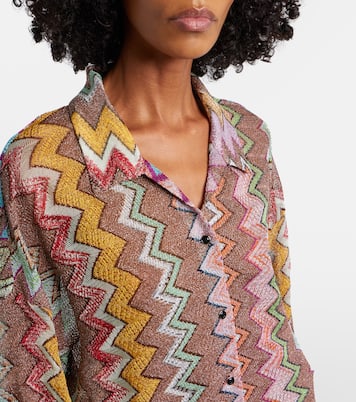 Zig Zag lamé shirt | Missoni