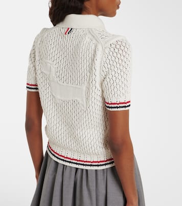 Pointelle cotton top | Thom Browne