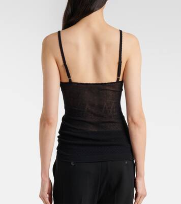Knitted cotton-blend camisole | Victoria Beckham