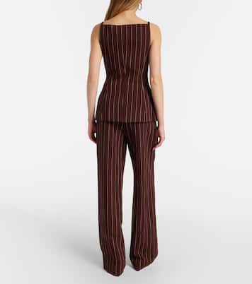 Pantalon ample Tavar rayé | Simkhai