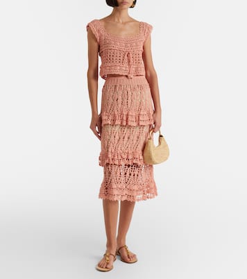 Top court Deauville en crochet de coton | Anna Kosturova