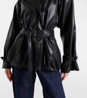 Hooded leather jacket | Magda Butrym