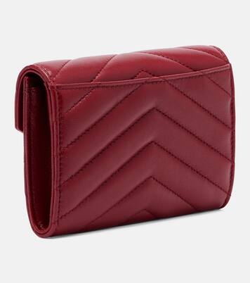 Cassandre leather card holder | Saint Laurent