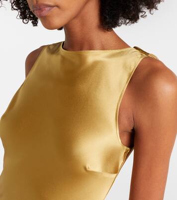 Open-back satin gown | Nina Ricci