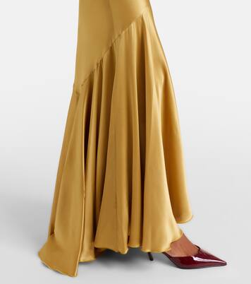 Open-back satin gown | Nina Ricci